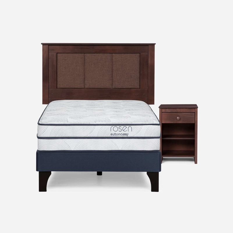 CAMA AUTONOMY SKY 1.5 PLAZAS + SET DE MUEBLES RACHEL - 1