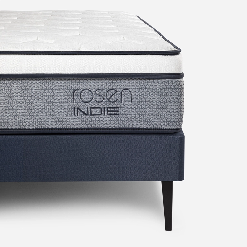 CAMA EUROPEA INDIE 1,5 PLAZAS PATA METALICA 105 X 200 CM - 3
