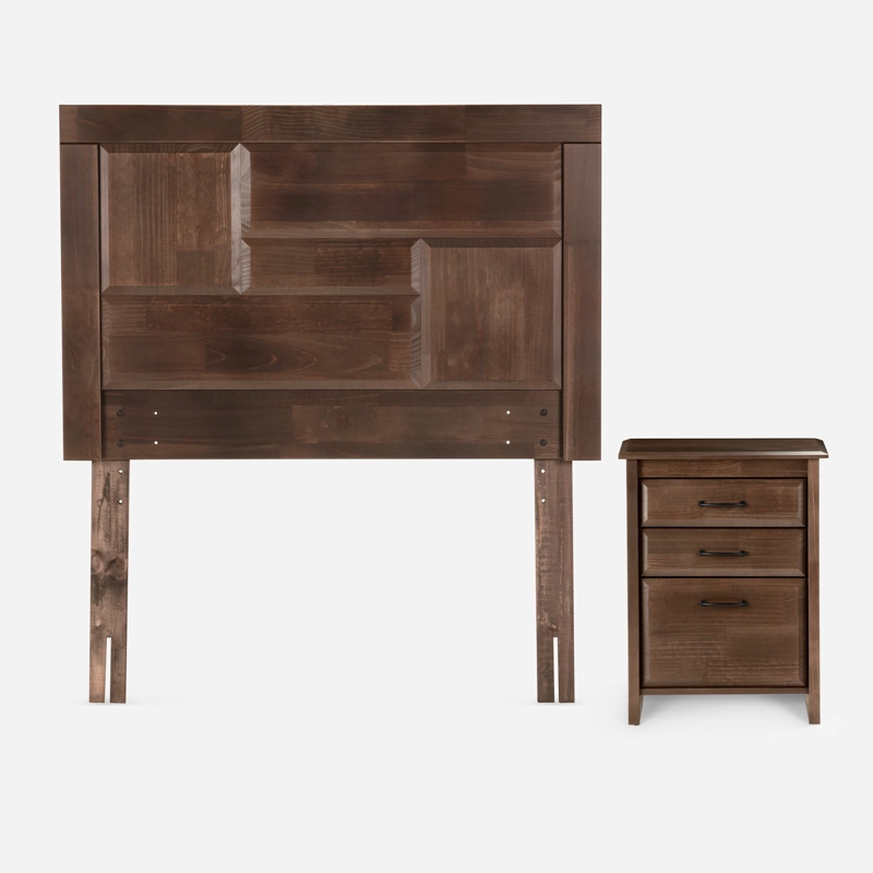 CAMA EUROPEA ROSEN AUTONOMY SKY 1,5 PLAZAS + MUEBLES DOLCE - 2