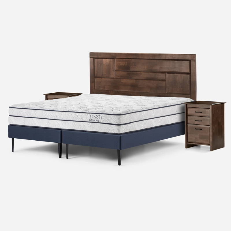 CAMA EUROPEA ROSEN AUTONOMY SKY KING + MUEBLES DOLCE - 6