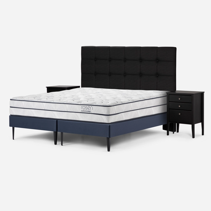 CAMA EUROPEA AUTONOMY SKY KING + MUEBLES ISSEY GRAFITO - 6