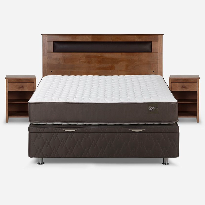 BOXET ERGO T NEW 2 PLAZAS 150X200 CM + MUEBLES FERRARA - 1