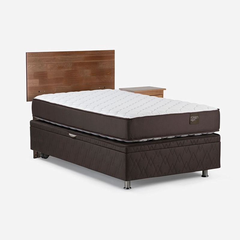 BOXET ERGO T NEW 1 PLAZA 90X200 CM + MUEBLES TABOR CARAMELO - 3