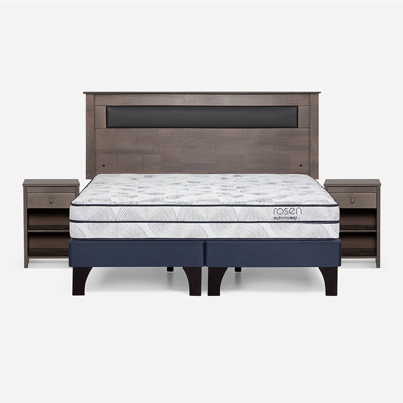 CAMA AUTONOMY SKY 2 PLAZAS + MUEBLES FERRARA - 1
