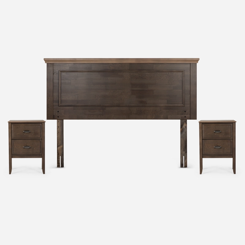CAMA EUROPEA ROSEN AUTONOMY SKY 2 PLAZAS + MUEBLES ANNA - 2