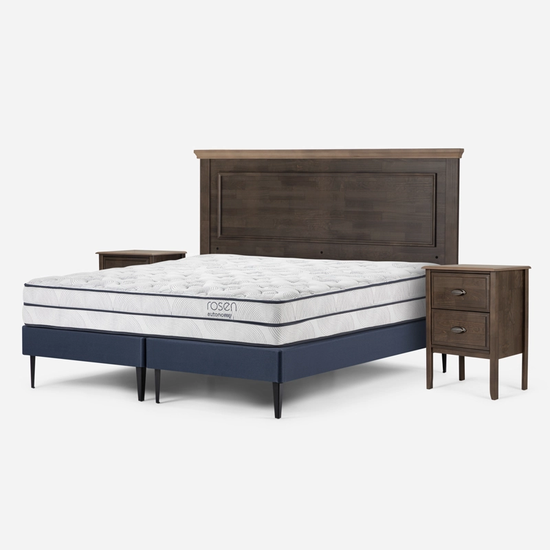 CAMA EUROPEA ROSEN AUTONOMY SKY 2 PLAZAS + MUEBLES ANNA - 6