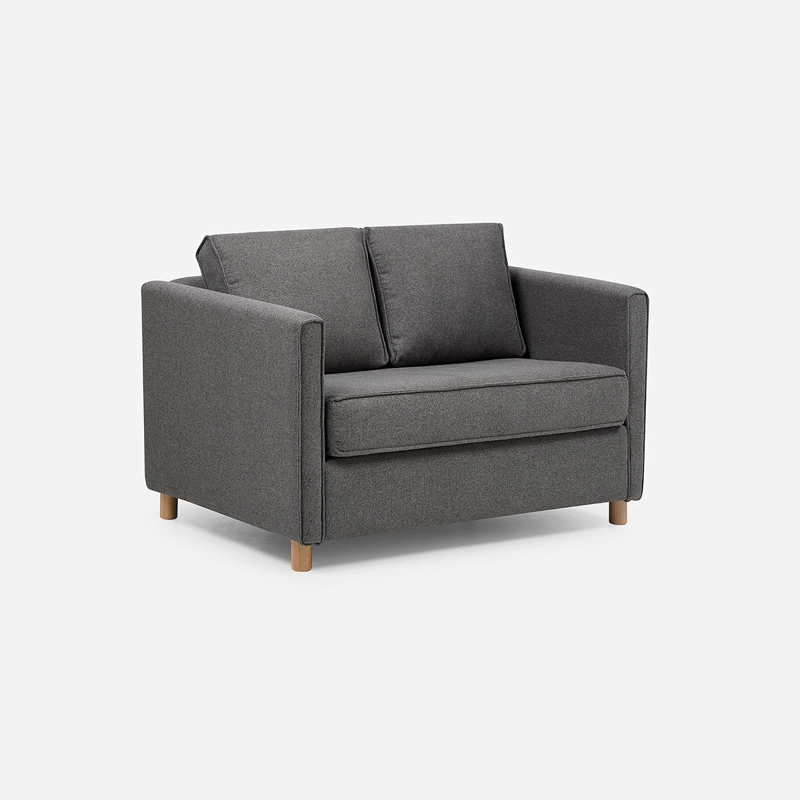 SOFA CAMA LIDO 1,5 CUERPOS TELA GRIS - 1