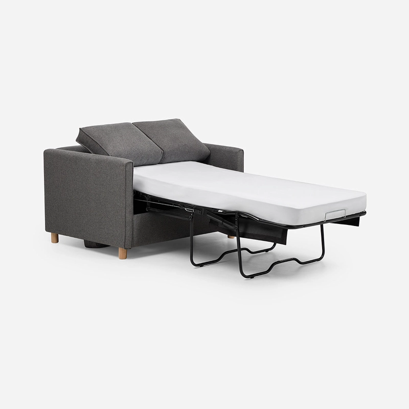 SOFA CAMA LIDO 1,5 CUERPOS TELA GRIS - 7