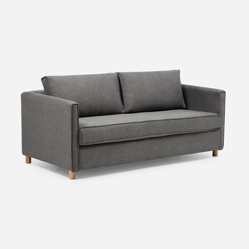SOFA CAMA LIDO 3 CUERPOS TELA GRIS - 1