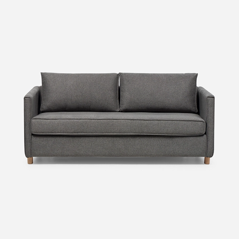 SOFA CAMA LIDO 3 CUERPOS TELA GRIS - 3