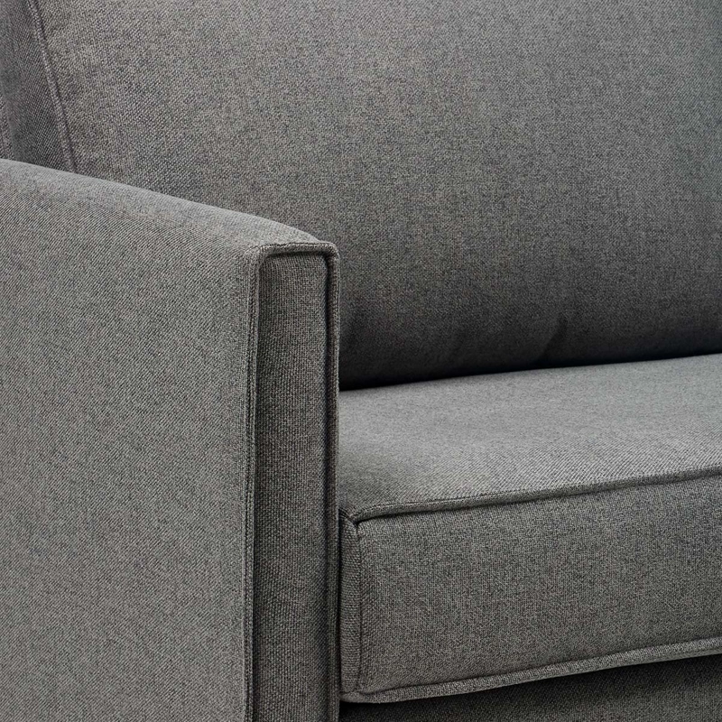 SOFA CAMA LIDO 3 CUERPOS TELA GRIS - 4