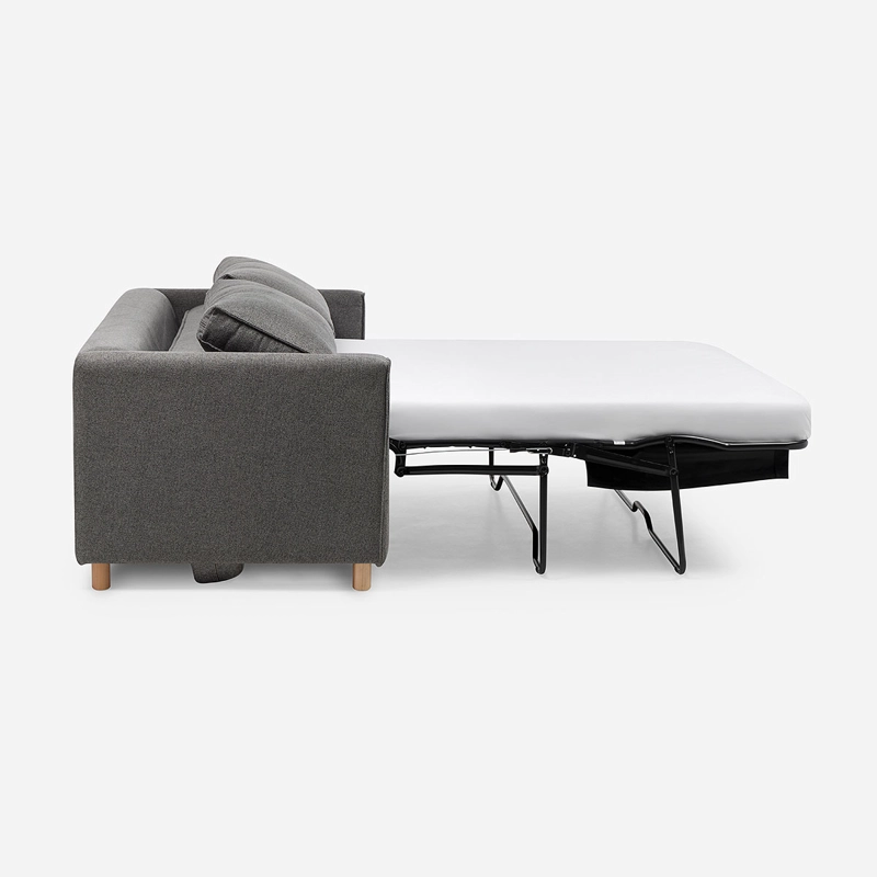 SOFA CAMA LIDO 3 CUERPOS TELA GRIS - 6