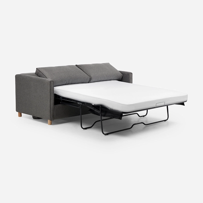 SOFA CAMA LIDO 3 CUERPOS TELA GRIS - 7