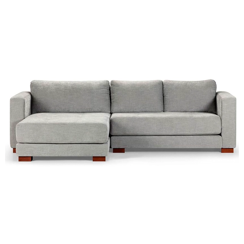 SOFA SECCIONAL ROSEN COPELAND IZQUIERDO TELA GRIS - 2