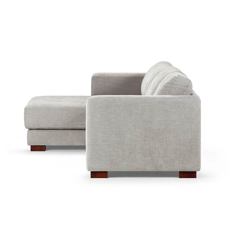 SOFA SECCIONAL ROSEN COPELAND IZQUIERDO TELA GRIS - 3
