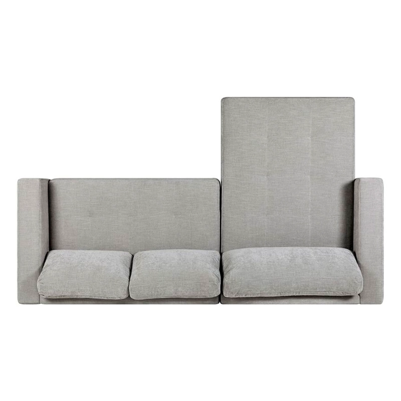 SOFA SECCIONAL ROSEN COPELAND IZQUIERDO TELA GRIS - 4