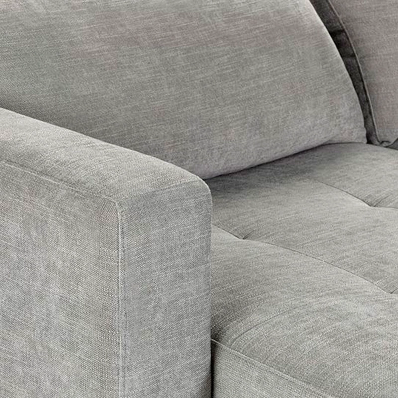 SOFA SECCIONAL ROSEN COPELAND IZQUIERDO TELA GRIS - 6
