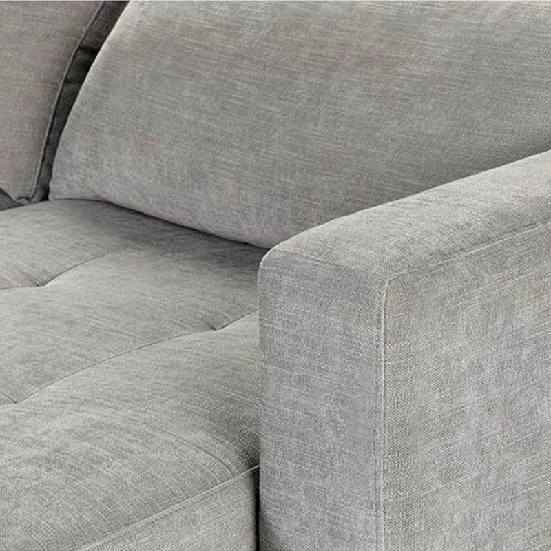SOFA SECCIONAL ROSEN COPELAND DERECHO TELA GRIS - 6