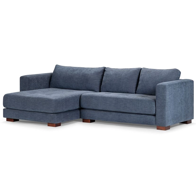 SOFA SECCIONAL ROSEN COPELAND IZQUIERDO TELA INDIGO - 1