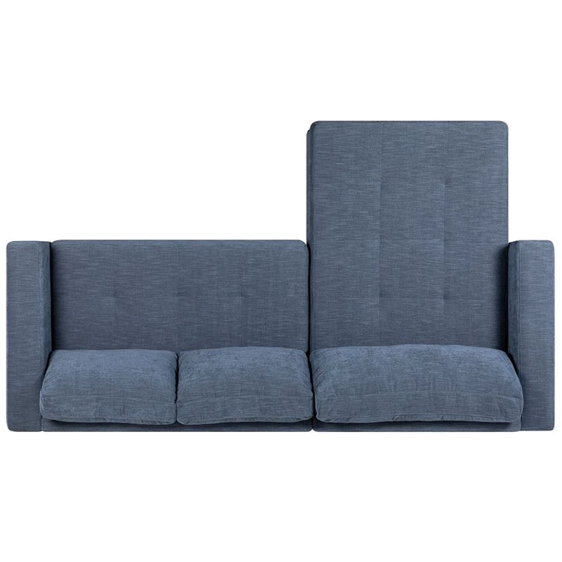 SOFA SECCIONAL ROSEN COPELAND IZQUIERDO TELA INDIGO - 4