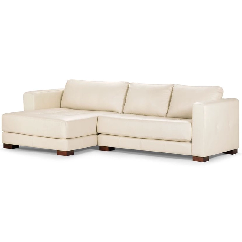 SOFA SECCIONAL ROSEN COPELAND IZQUIERDO CUERO ICE - 1
