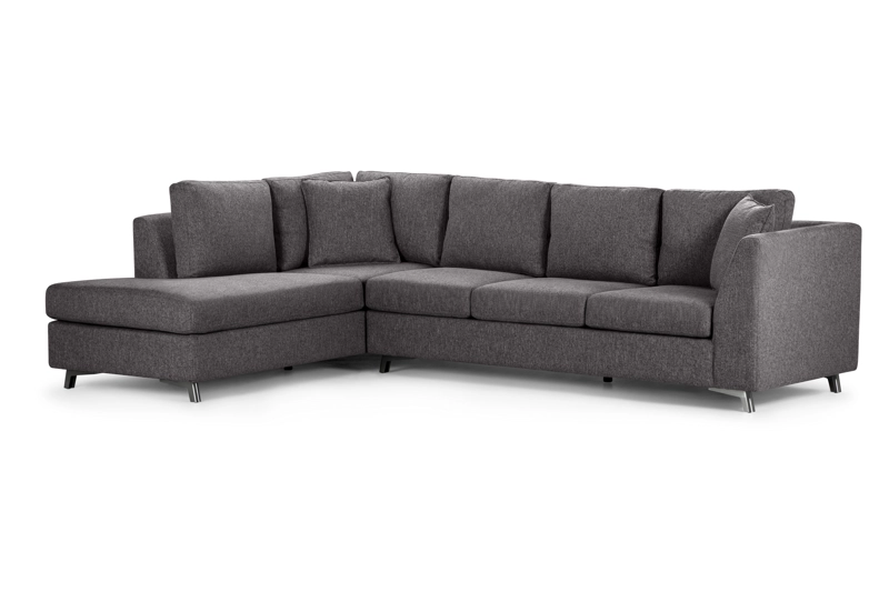 SOFA SECCIONAL ROSEN CARTER IZQUIERDO TELA CHARCOAL - 1