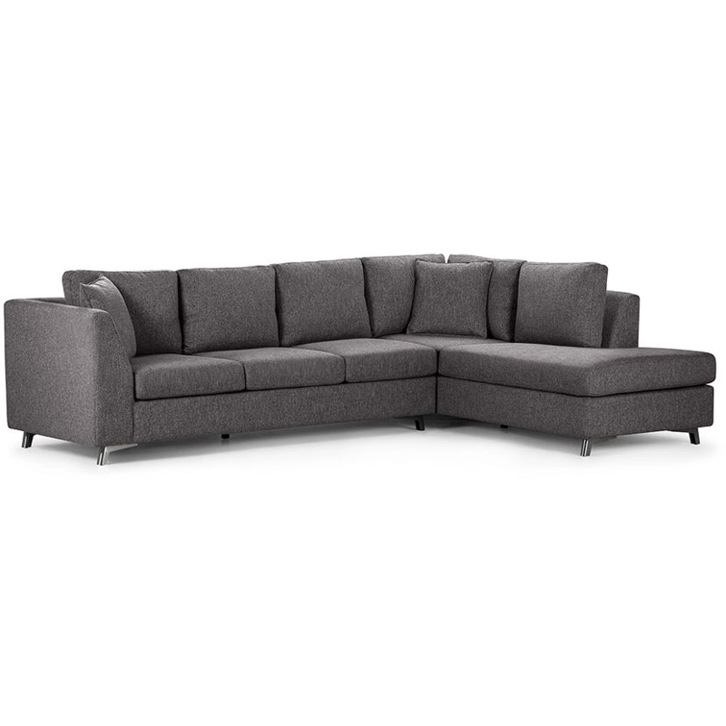 SOFA SECCIONAL ROSEN CARTER DERECHO COLOR CHARCOAL - 1