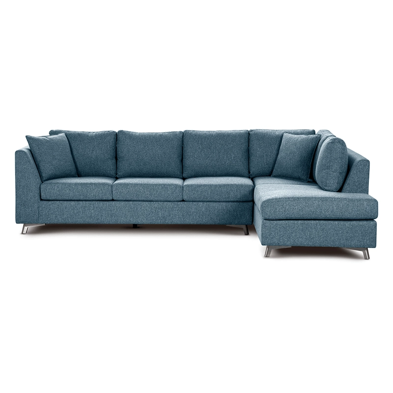 SOFA SECCIONAL ROSEN CARTER DERECHO TELA DENIM - 2