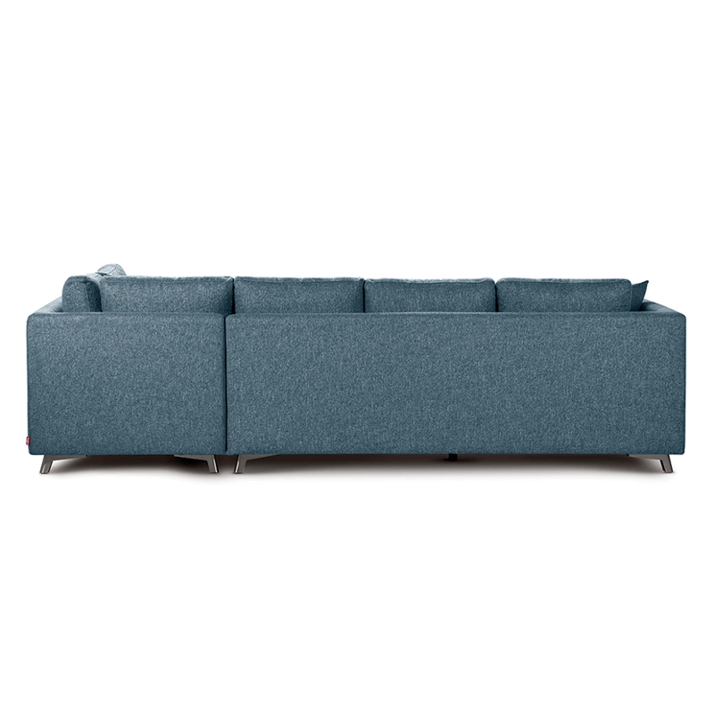 SOFA SECCIONAL ROSEN CARTER DERECHO TELA DENIM - 6