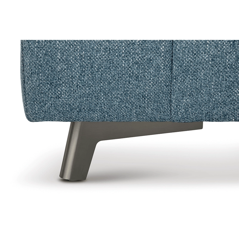 SOFA SECCIONAL ROSEN CARTER DERECHO TELA DENIM - 8