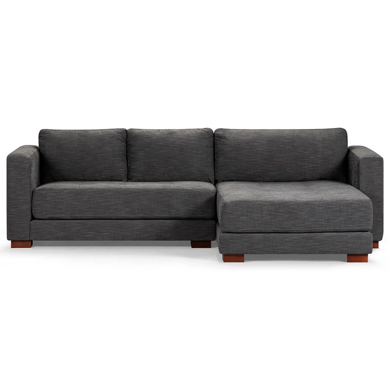 SOFA SECCIONAL ROSEN COPELAND DERECHO TELA GRAFITO - 2