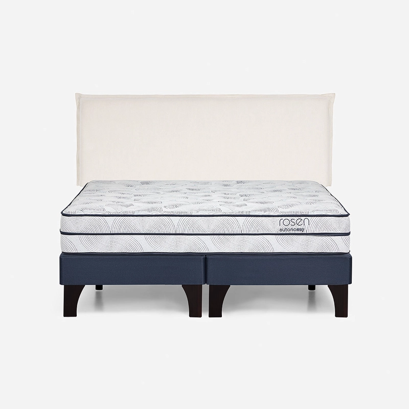 CAMA AUTONOMY SKY KING MADERA + RESPALDO MAURA - 1