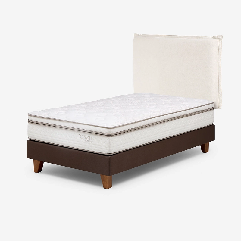 CAMA CLASSIQUE+ 1 PLAZA + RESPALDO MAURA - 6