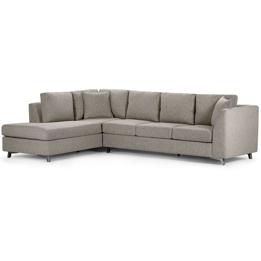 SOFA SECCIONAL ROSEN CARTER IZQUIERDO TELA CENIZA - 1