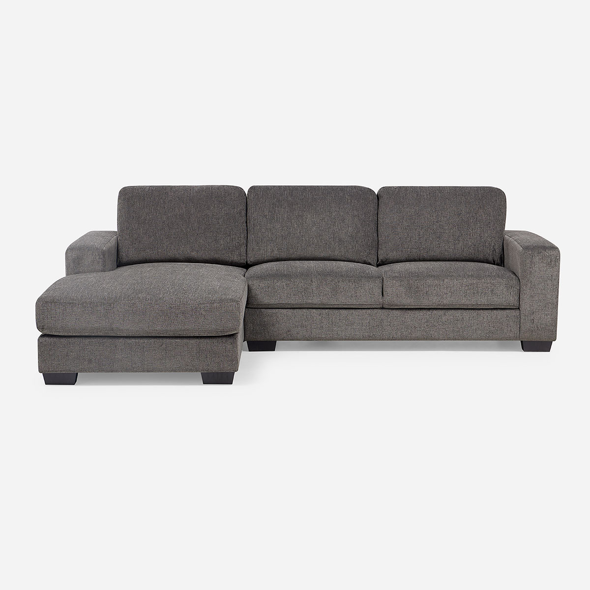 SOFA SECCIONAL SULLIVAN IZQUIERDO TELA GRIS - 2