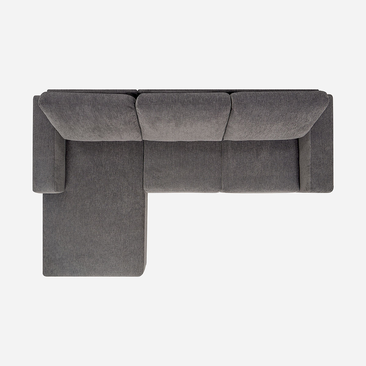 SOFA SECCIONAL SULLIVAN IZQUIERDO TELA GRIS - 3