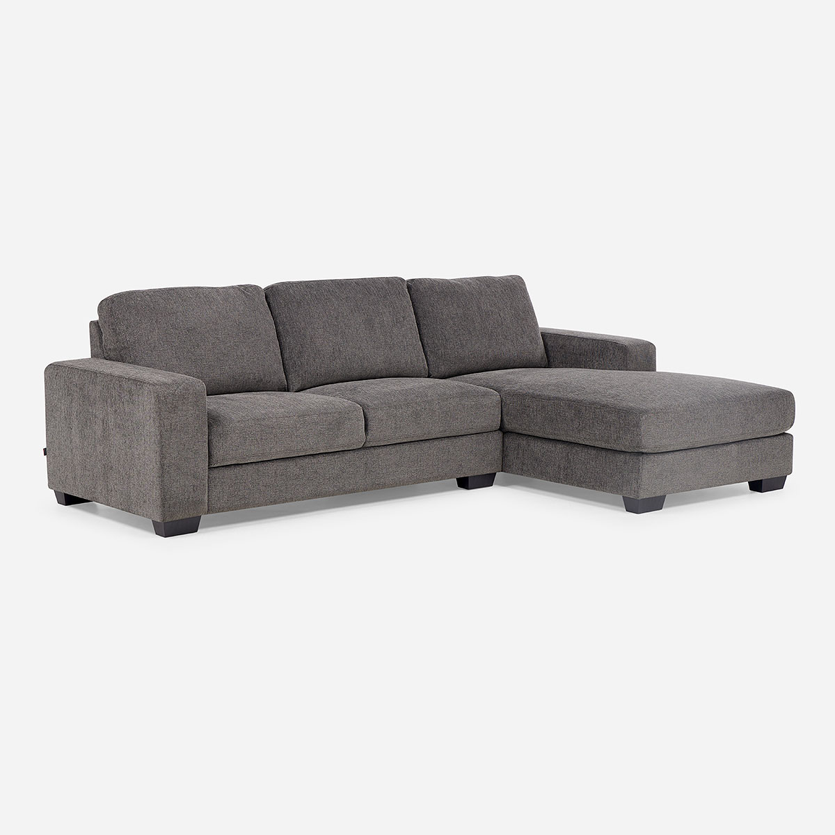 SOFA SECCIONAL SULLIVAN DERECHO TELA GRIS - 1
