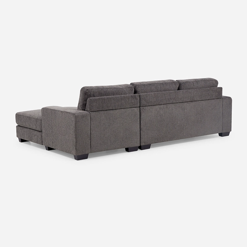 SOFA SECCIONAL SULLIVAN DERECHO TELA GRIS - 5