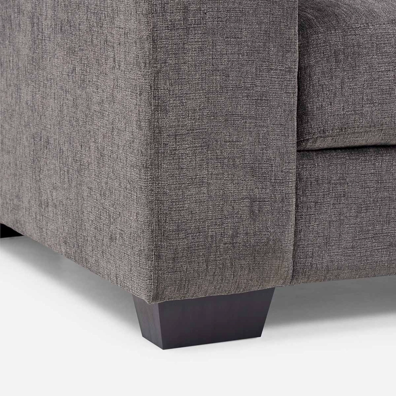 SOFA SECCIONAL SULLIVAN DERECHO TELA GRIS - 7