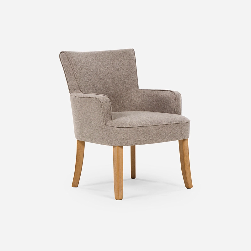 SET 2 POLTRONAS EMILY II TELA TAUPE - 2