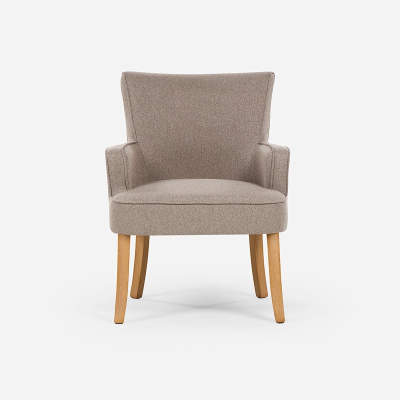 SET 2 POLTRONAS EMILY II TELA TAUPE - 4