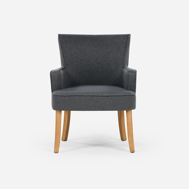 SET 2 POLTRONAS EMILY II TELA TAUPE - 4