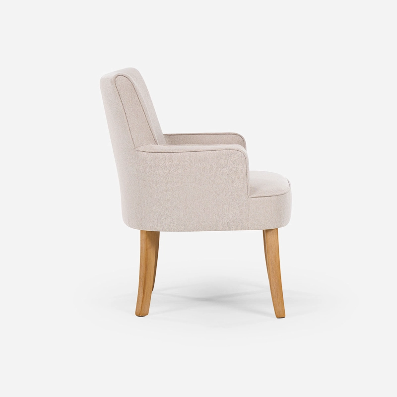 SET 2 POLTRONAS EMILY II TELA TAUPE - 5