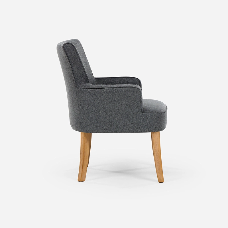 SET 2 POLTRONAS EMILY II TELA TAUPE - 5