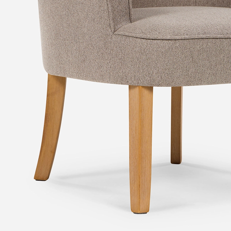 SET 2 POLTRONAS EMILY II TELA TAUPE - 7