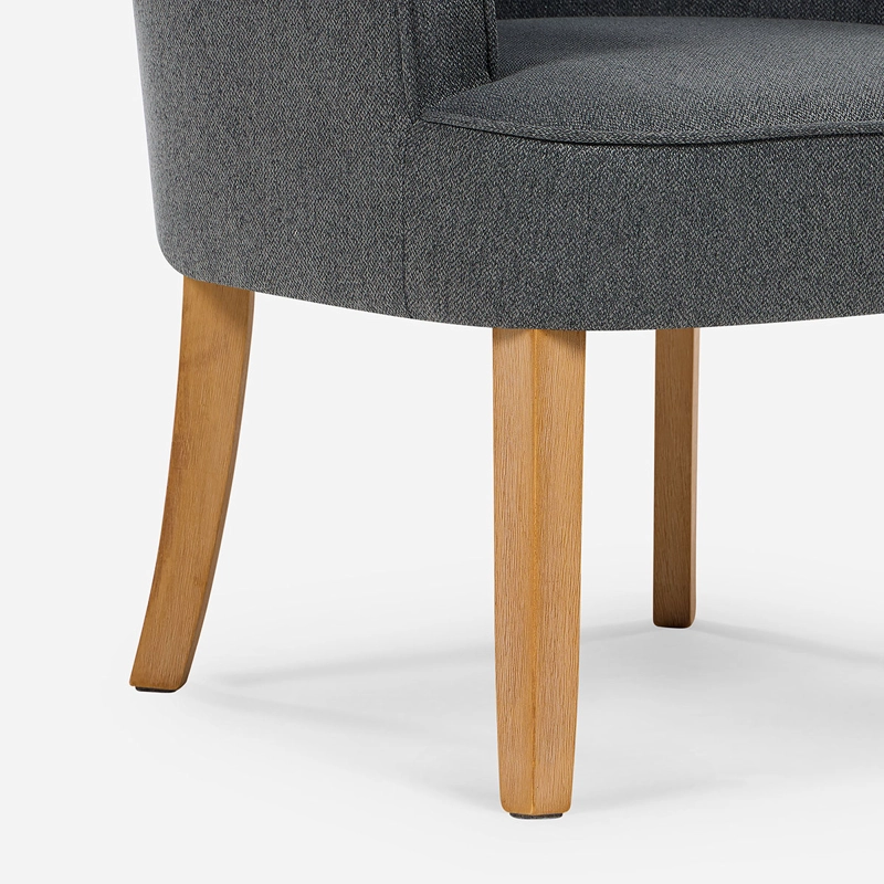 SET 2 POLTRONAS EMILY II TELA TAUPE - 7