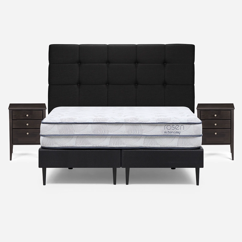 CAMA AUTONOMY SKY 2 PLAZAS BD + SET DE MUEBLES ISSEY - 1