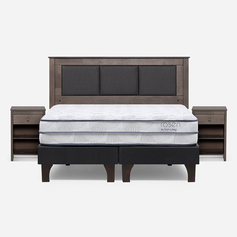CAMA AUTONOMY SKY 2 PLAZAS BD + SET DE MUEBLES RACHEL - 1