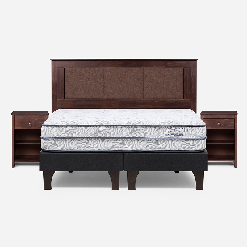 CAMA AUTONOMY SKY 2 PLAZAS BD + SET DE MUEBLES RACHEL - 1
