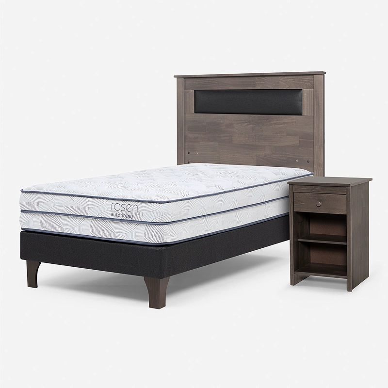 CAMA AUTONOMY SKY 1.5 PLAZAS + SET DE MUEBLES FERRARA - 2